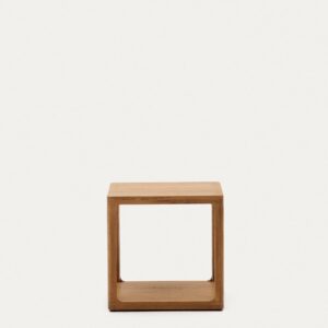 Mesa auxiliar Maymai de madera de roble 50 x 50 cm