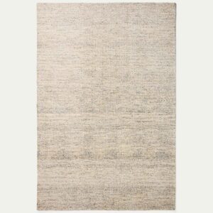 Alfombra Lenuo de lana y algodón jacquard crudo 160 x 230 cm