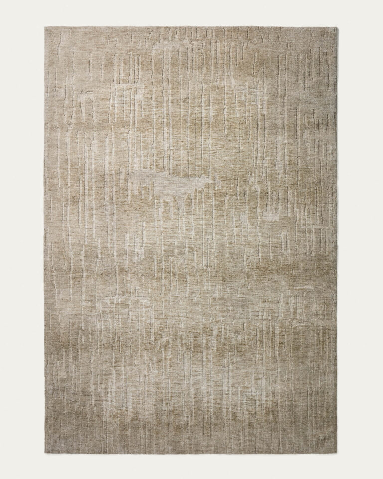 Alfombra Eriana de mezcla de algodón verde 200 x 300 cm
