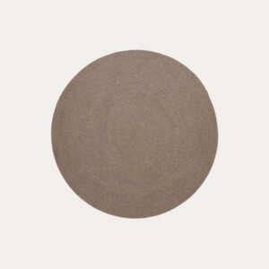 Alfombra Despas de fibras sintéticas beige Ø150 cm