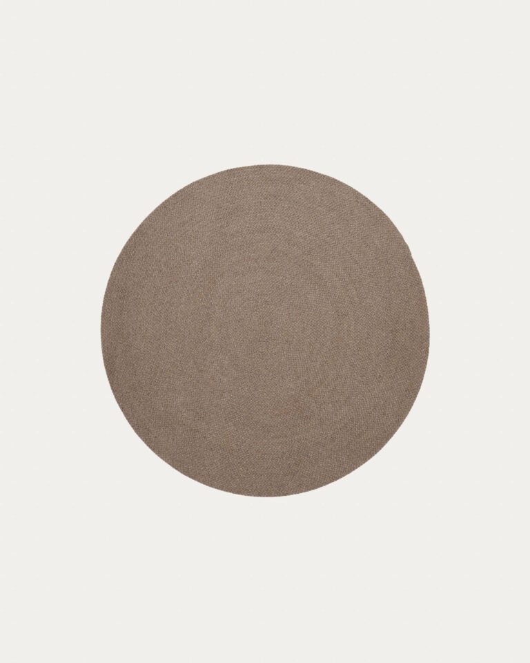 Alfombra Despas de fibras sintéticas beige Ø150 cm