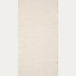 Alfombra pasillera Mascarell de algodón y poliéster blanco 70 x 140 cm