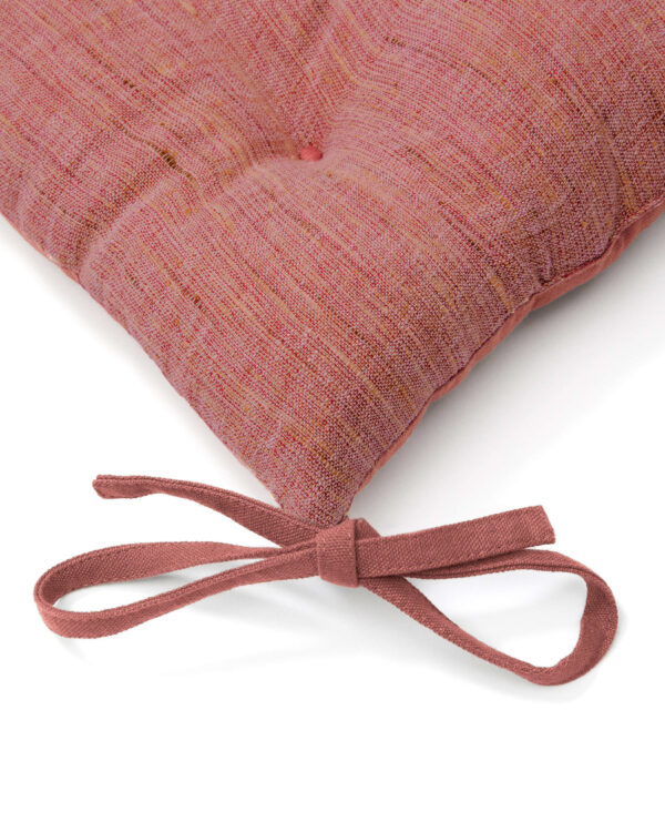 Cojín para silla Aren rosa 45 x 45 cm
