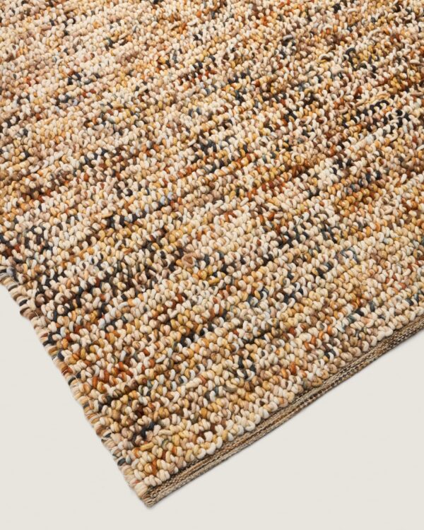 Alfombra Elanis de lana bouclé multicolor 200 x 300 cm