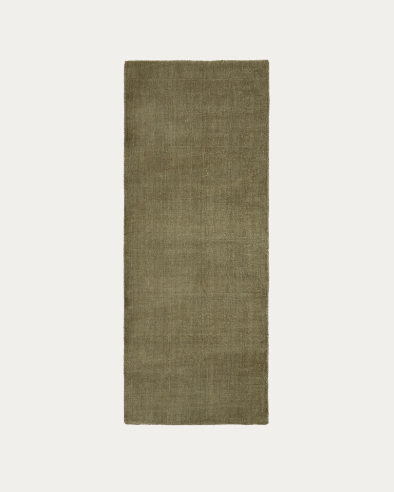 Alfombra pasillera Empuries verde 80 x 200 cm
