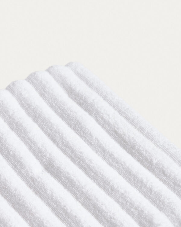 Toalla de tocador Navira 100% algodón blanco 30 x 50 cm