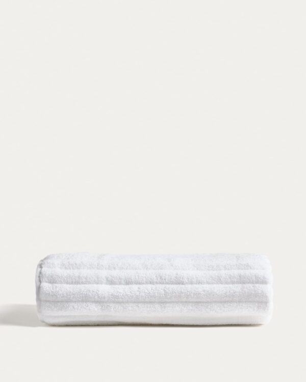 Toalla de baño Navira 100% algodón blanco 70 x 140 cm