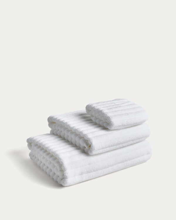 Toalla de baño Navira 100% algodón blanco 70 x 140 cm