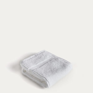 Toalla de tocador Olvira 100% algodón jacquard blanco 30 x 50 cm
