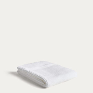Toalla de mano Olvira 100% algodón jacquard blanco 50 x 90 cm
