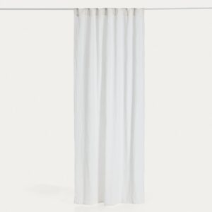 Cortina Nolira de mezcla de lino color crudo 140 x 270 cm