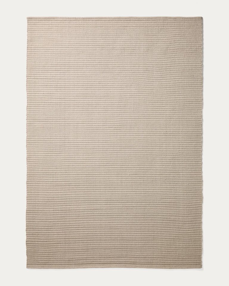 Alfombra Ardelia de fibras sintéticas crudo 160 x 230 cm