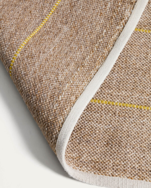 Alfombra Denu 100% PET beige 200 x 300 cm