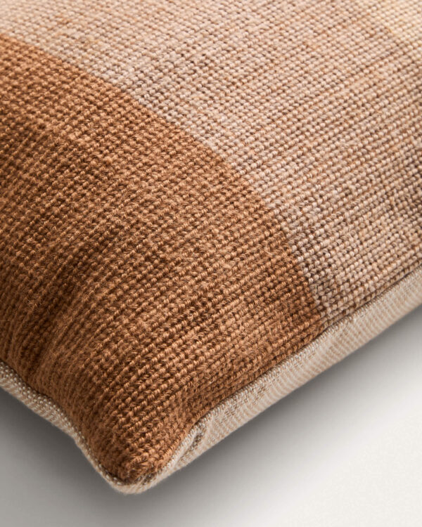 Funda de cojín Adys 100% PET beige 40 x 60 cm