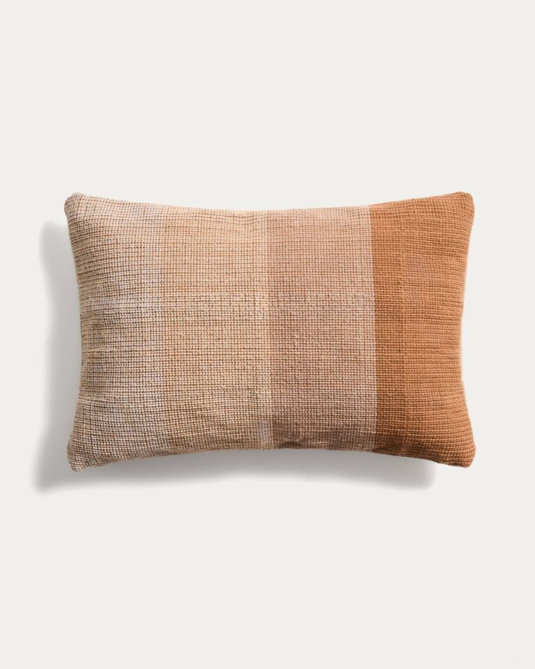 Funda de cojín Adys 100% PET beige 40 x 60 cm