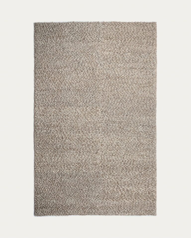 Alfombra Lubrin de lana  gris 200 x 300 cm