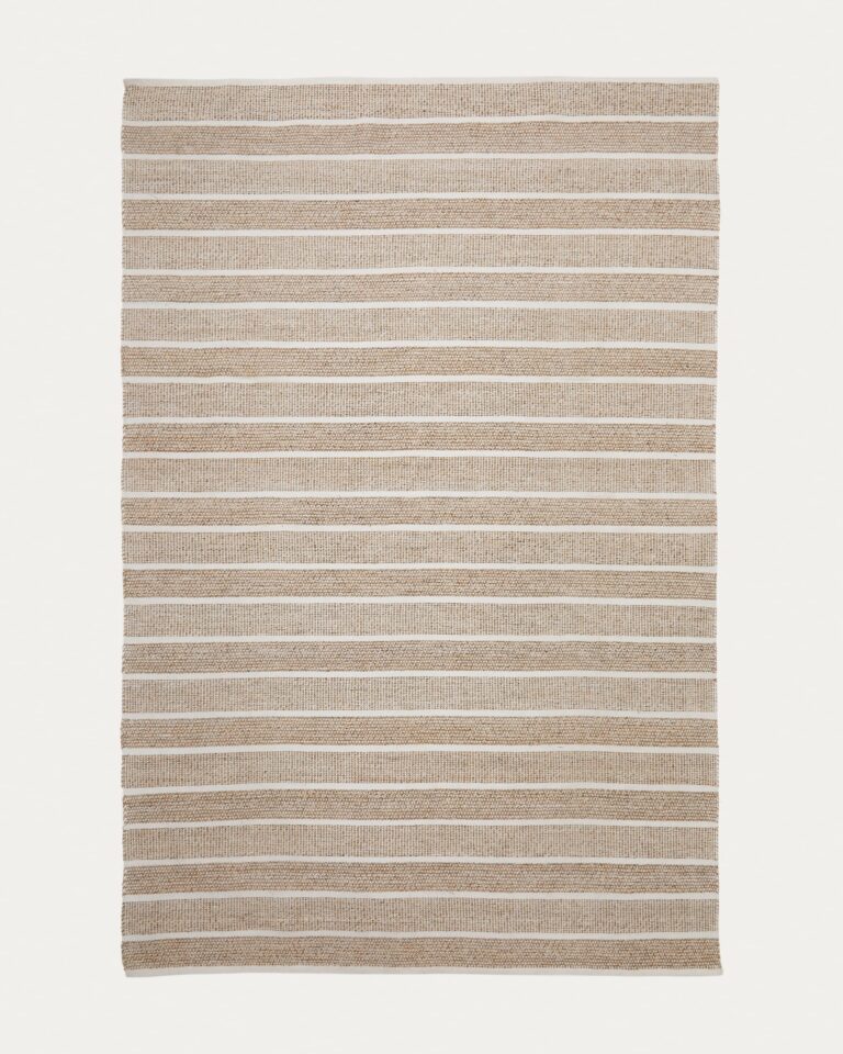 Alfombra Desni 100% PET beige 200 x 300 cm
