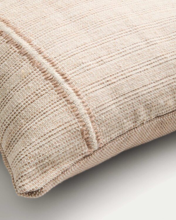 Funda de cojín Drati 100% PET beige 45 x 45 cm