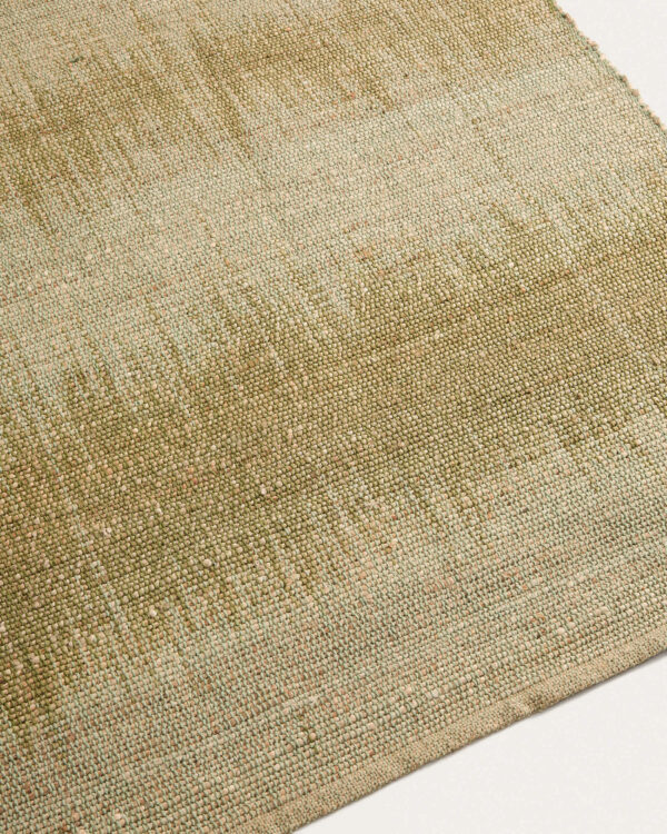 Alfombra Lirmo de yute verde 160 x 230 cm