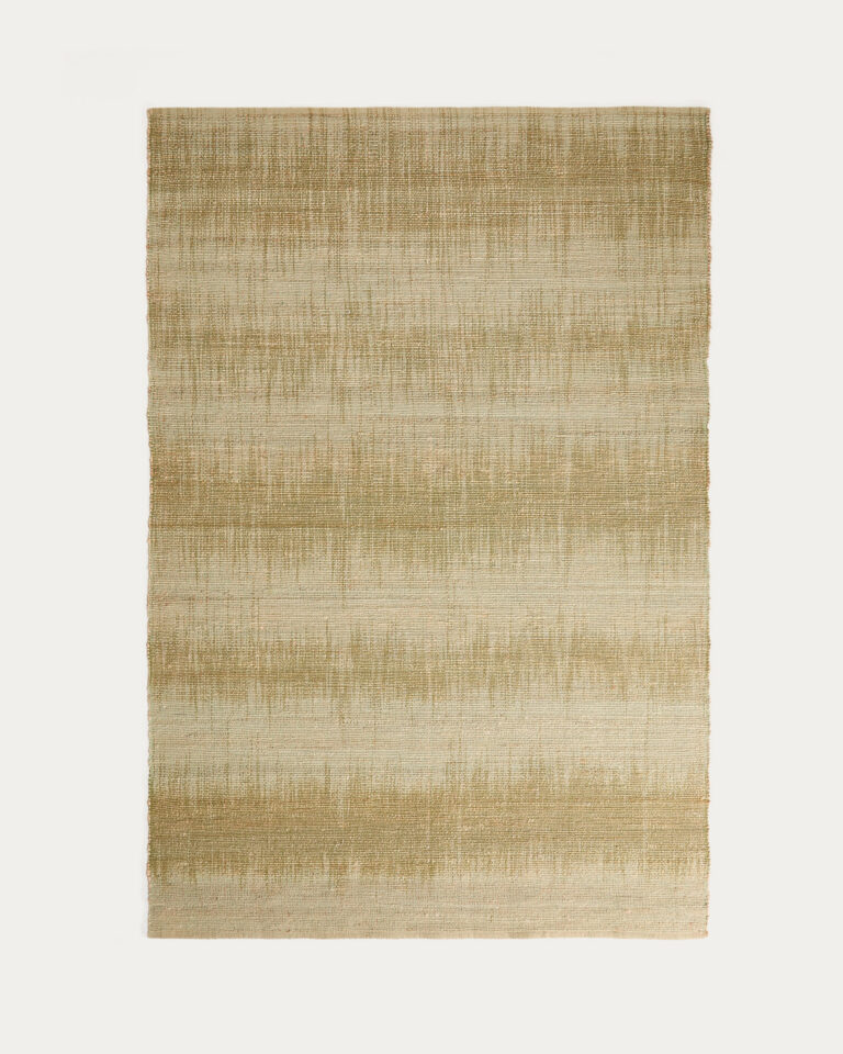 Alfombra Lirmo de yute verde 160 x 230 cm