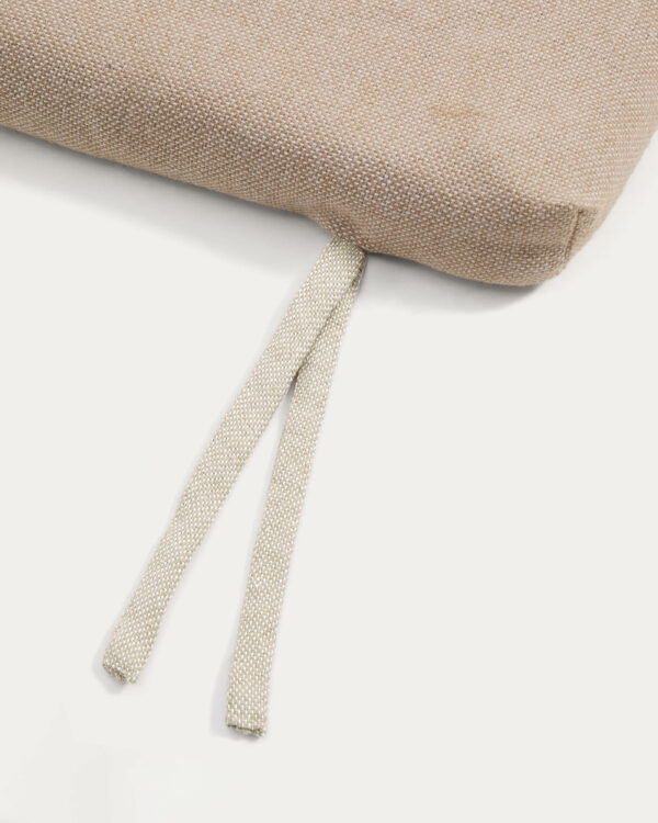 Cojín Maoni para tumbona 100% PET beige 50 x 175 cm