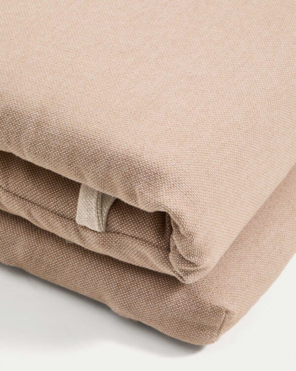 Cojín Maoni para tumbona 100% PET beige 50 x 175 cm