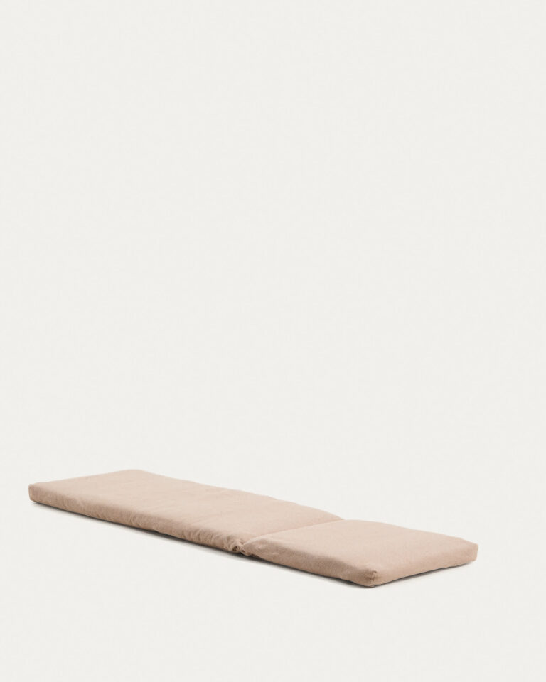 Cojín Maoni para tumbona 100% PET beige 50 x 175 cm