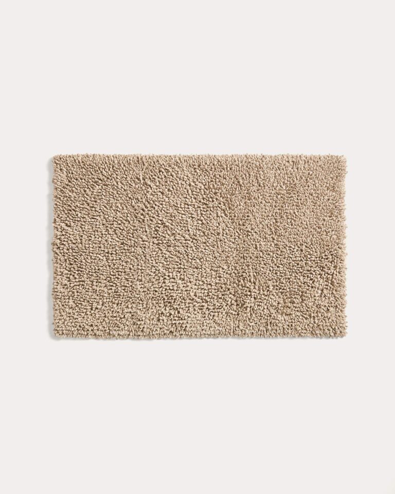 Alfombra de baño Aroia baño bouclé melange beige 50 x 70 cm