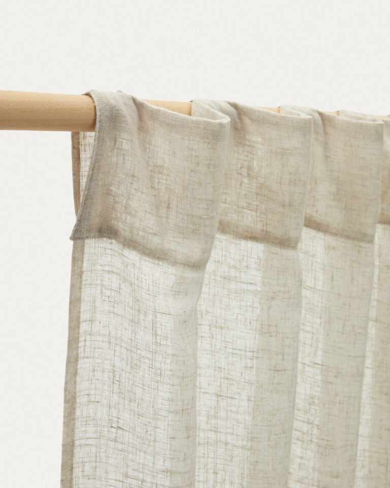 Cortina Mahina beige 140 x 260 cm