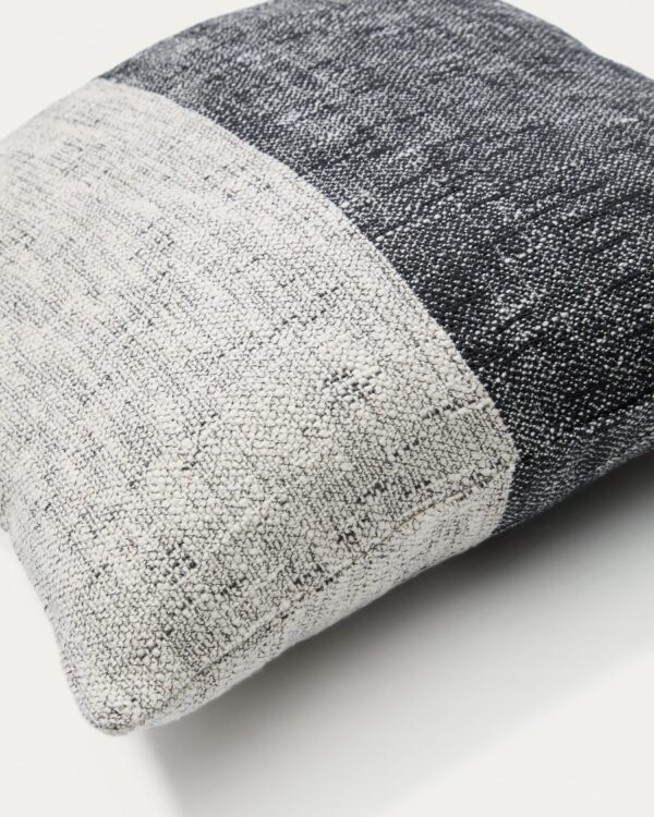 Funda de cojín Dalel gris 45 x 45 cm