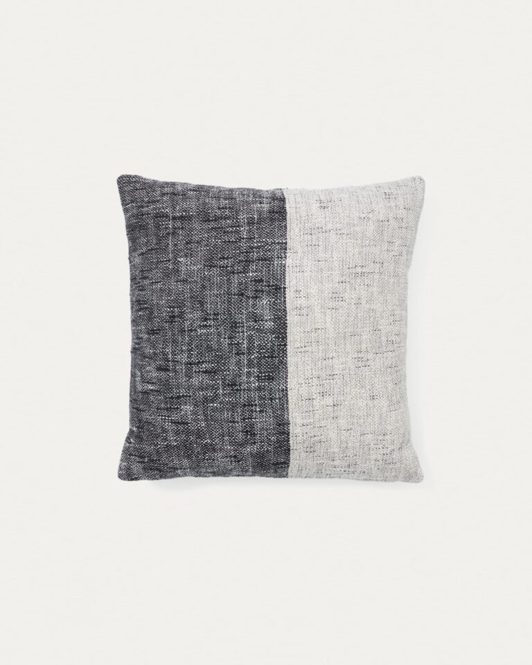 Funda de cojín Dalel gris 45 x 45 cm