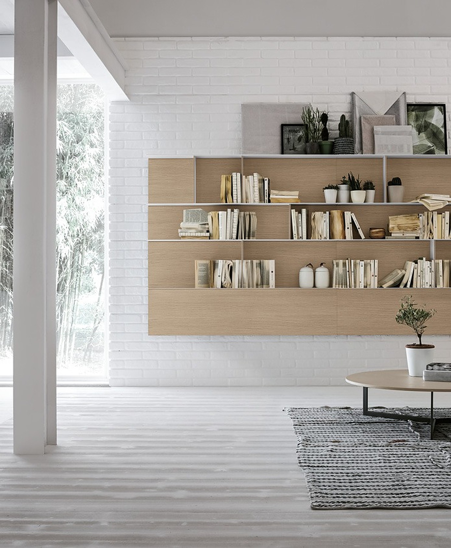 Librería de pared Atlante Krea AT123 · Tomasella