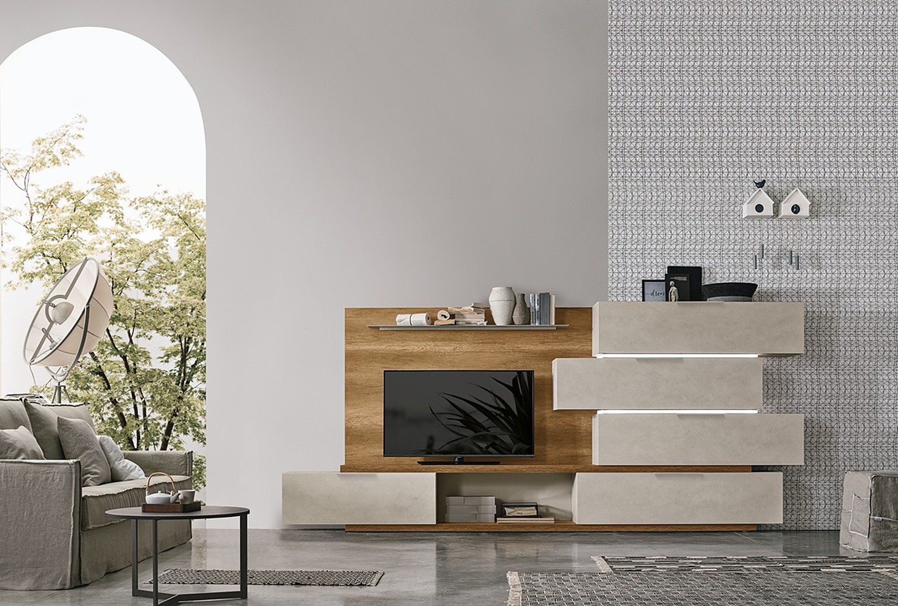 Mueble de salón Atlante AT131 · Tomasella