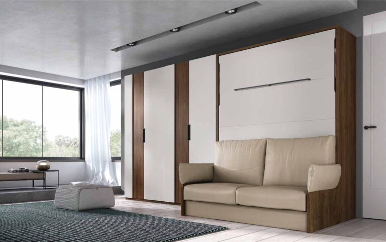 Dormitorio con cama abatible Cosmo 1 · Glicerio Chaves