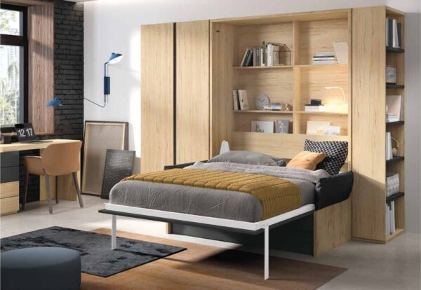 Dormitorio con cama abatible Cosmo 3 · Glicerio Chaves