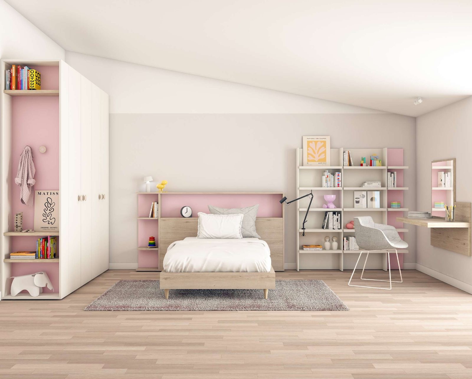 Dormitorio juvenil Vita 01 «Espacio para soñar» · JJP