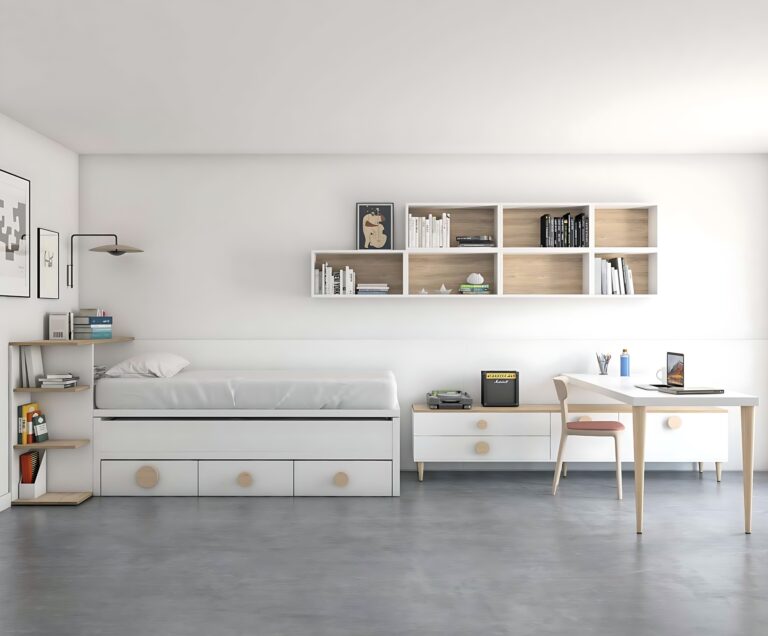 Dormitorio juvenil Vita 05 «Un espacio personal con mucho arte» · JJP