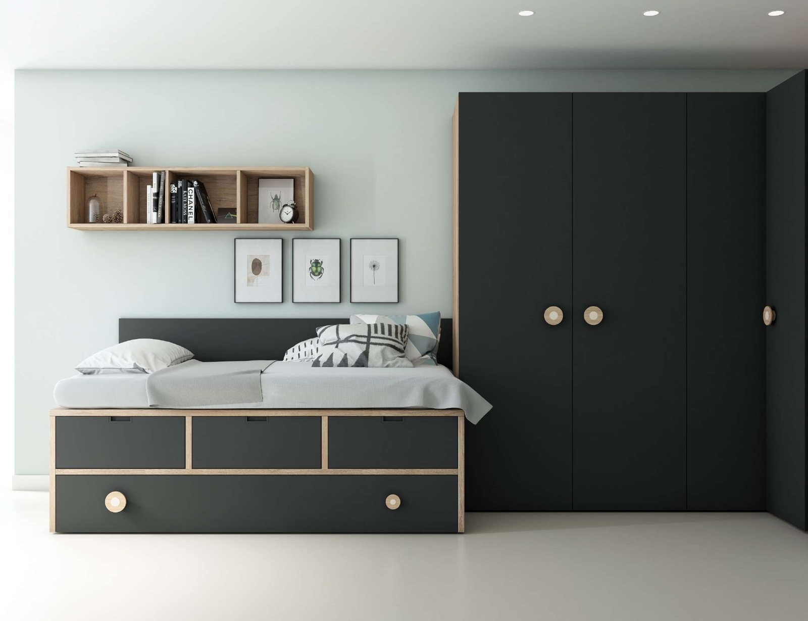 Dormitorio juvenil Vita 10 «Frescura y elegancia» · JJP