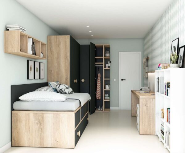 Dormitorio juvenil Vita 10 «Frescura y elegancia» · JJP