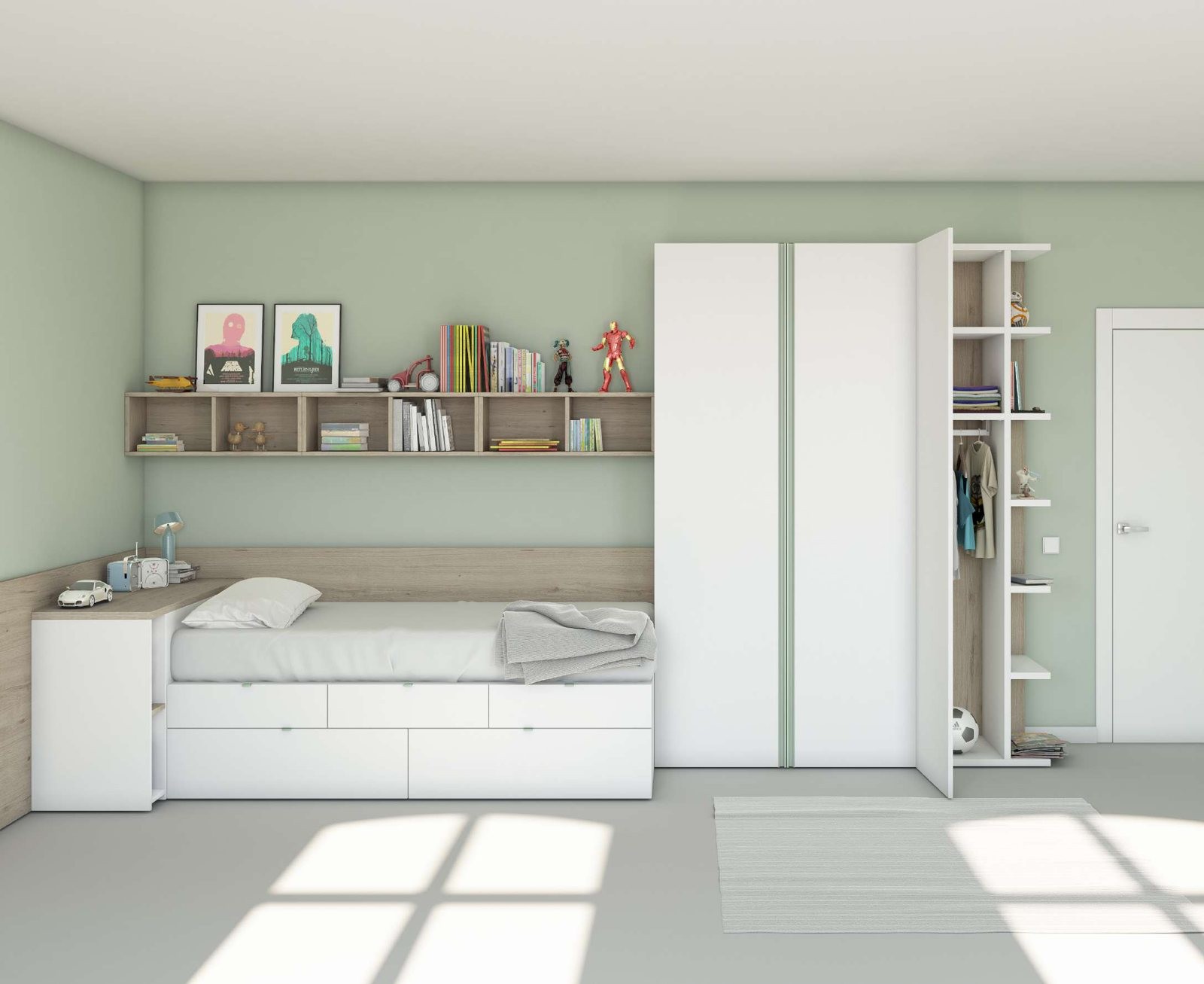 Dormitorio juvenil Vita 11 «Taller de ideas» · JJP