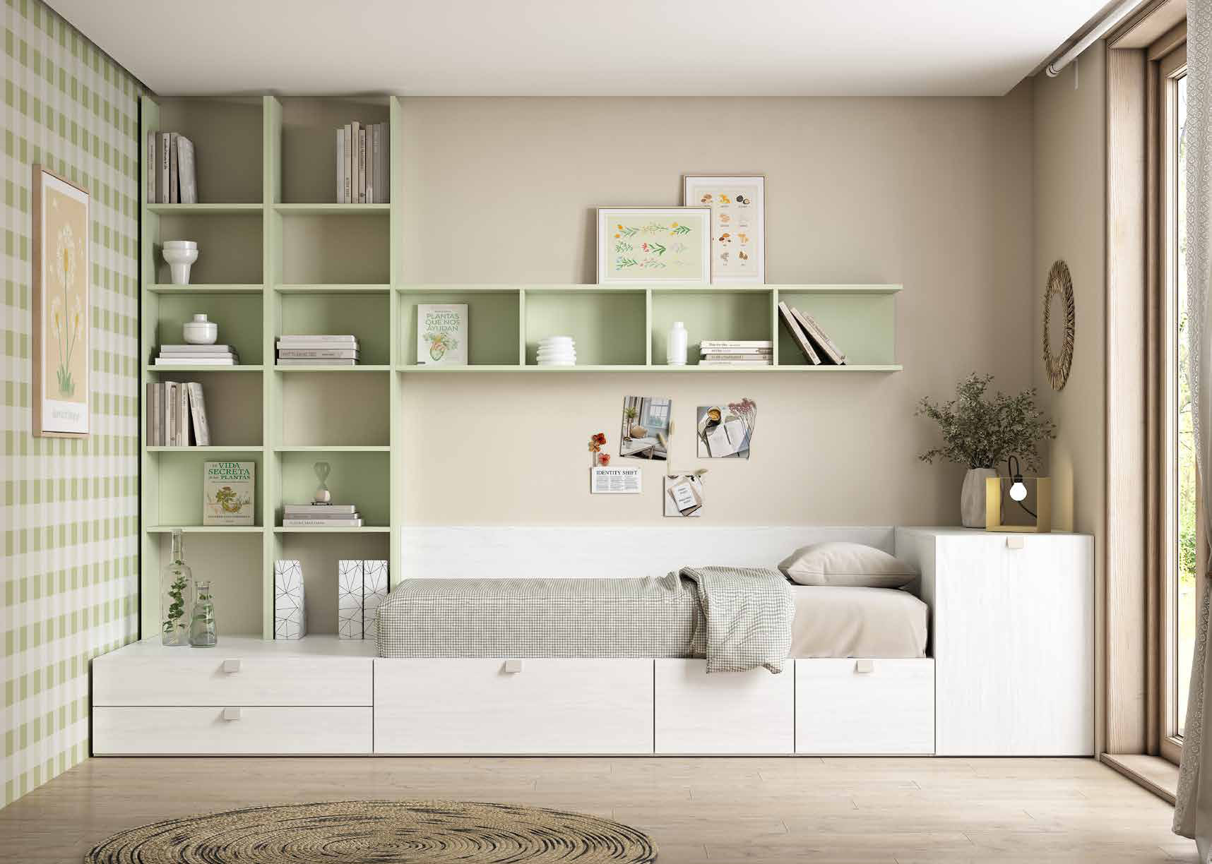 NEO 23 · Bloc corrido con gran librería de cubos