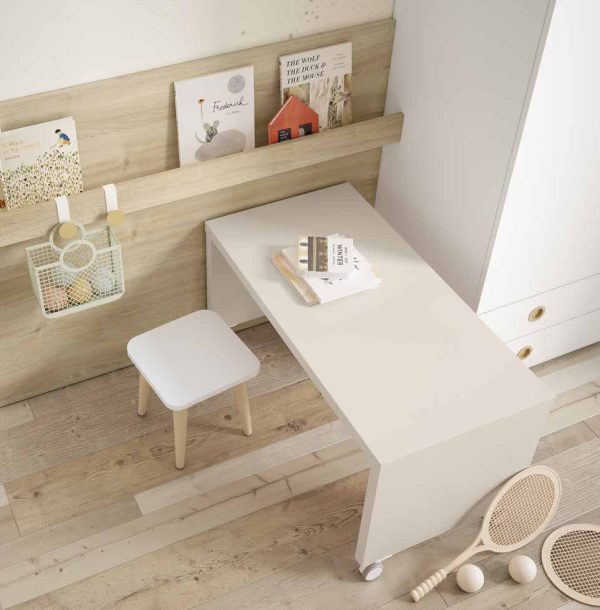 NEO 36 · Cama casita con cajón y armario de dos puertas