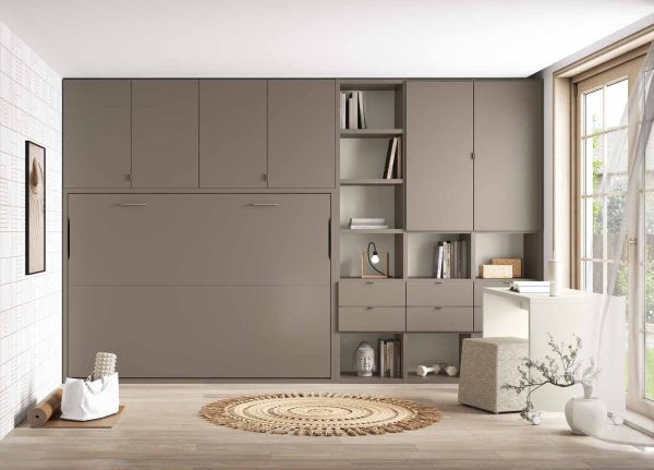 NEO 51 · Abatible horizontal con altillos y columna